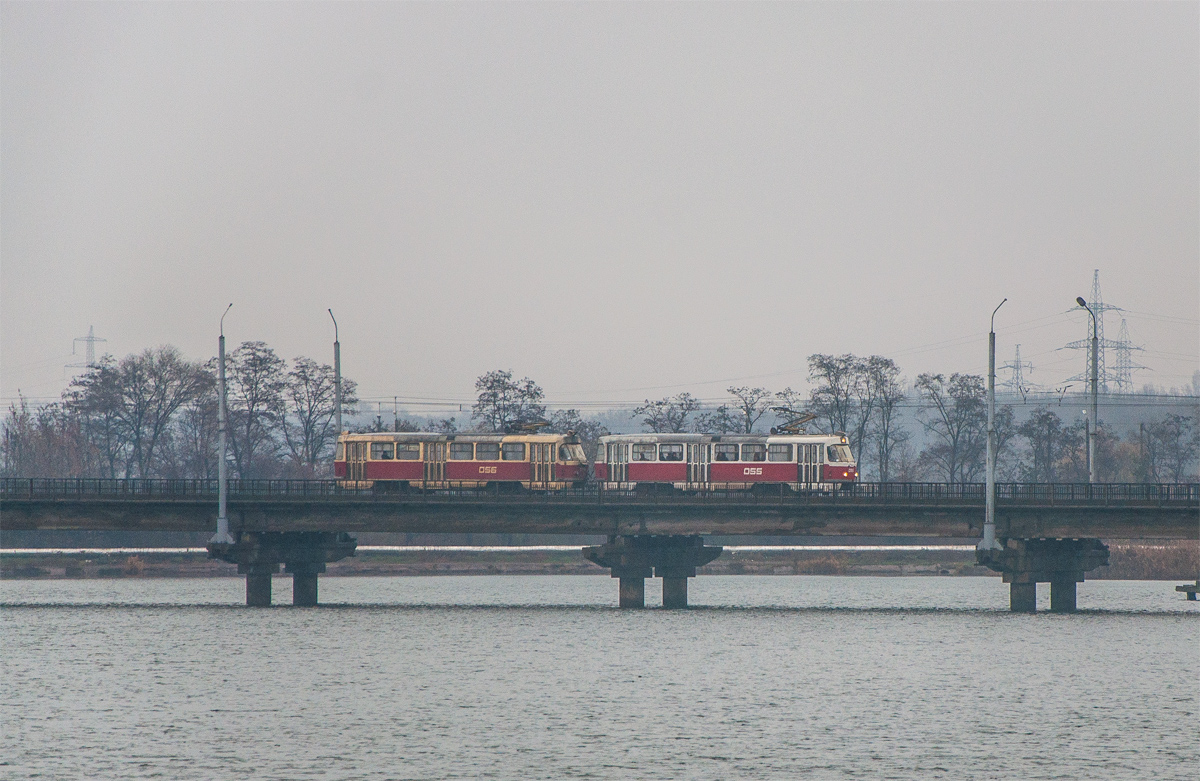 Кривой Рог, Tatra T3 № 056; Кривой Рог, Tatra T3 № 055