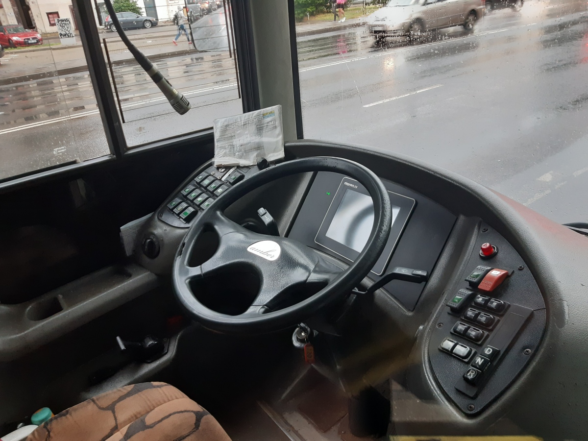 Вильнюс, МАЗ-ЭТОН Т203 Amber № 1720; Вильнюс — Проишествия, ДТП, поломки