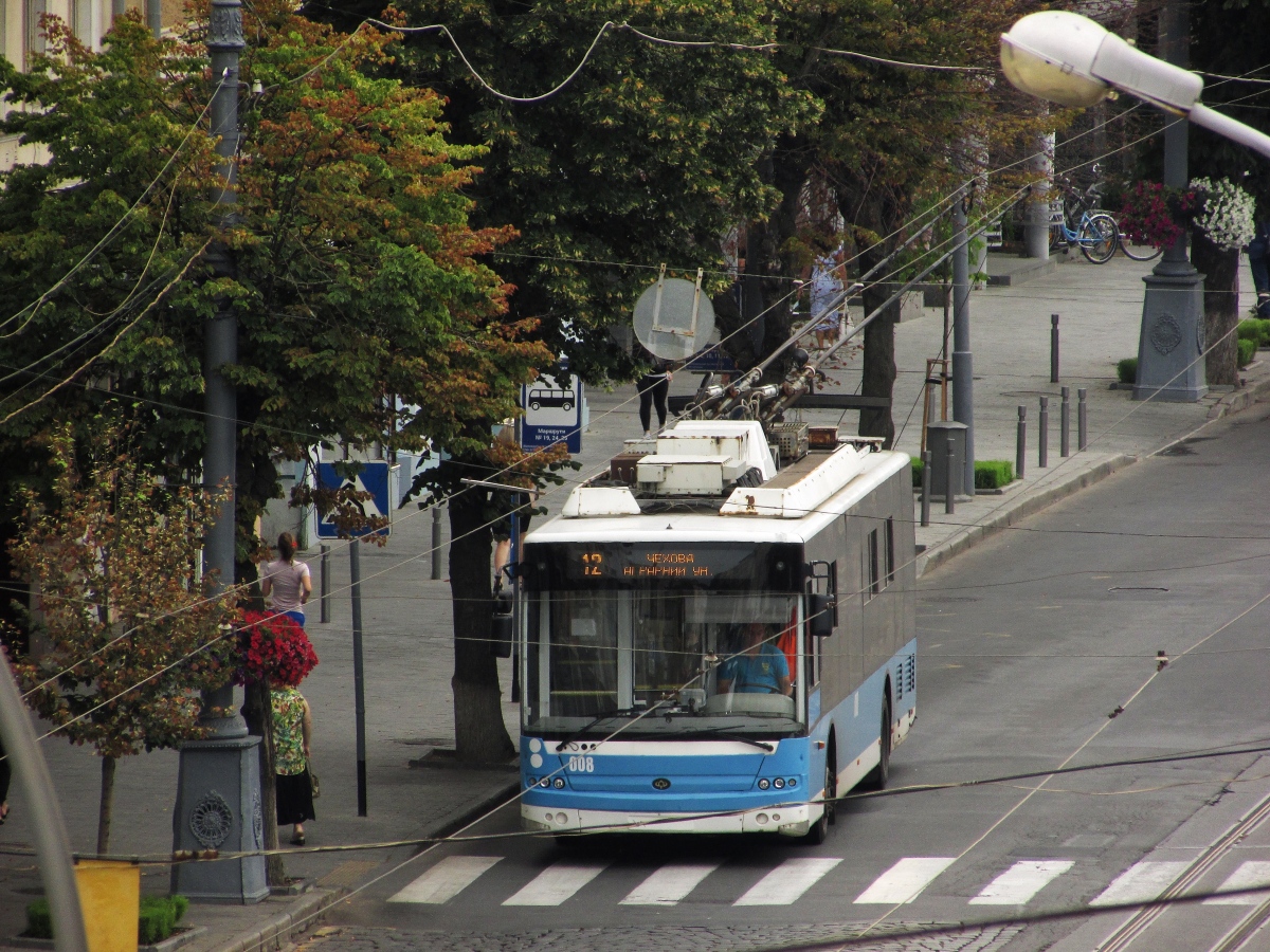 ვინნიცა, Bogdan T70117 № 008; ვინნიცა — Electric transport Vinnitsa from a height
