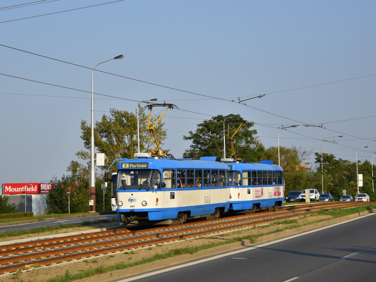 Острава, Tatra T3R.P № 995