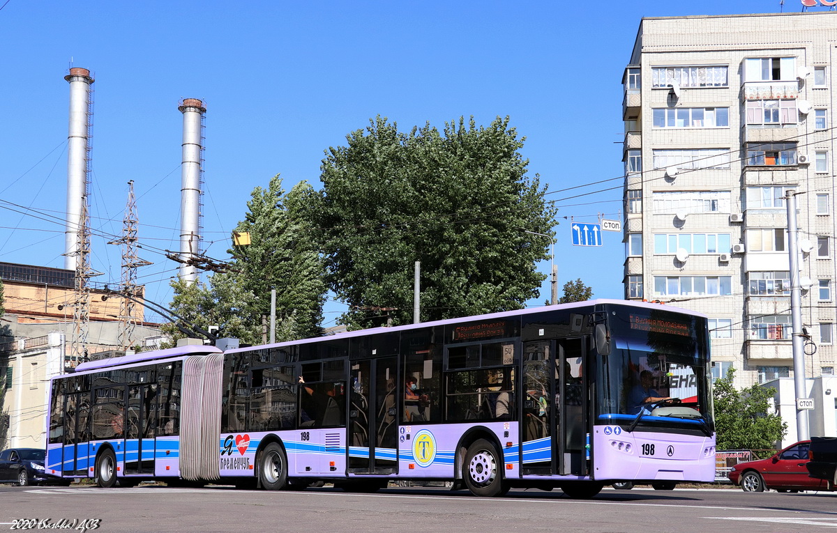 Кременчуг, ЛАЗ E301A1 № 198