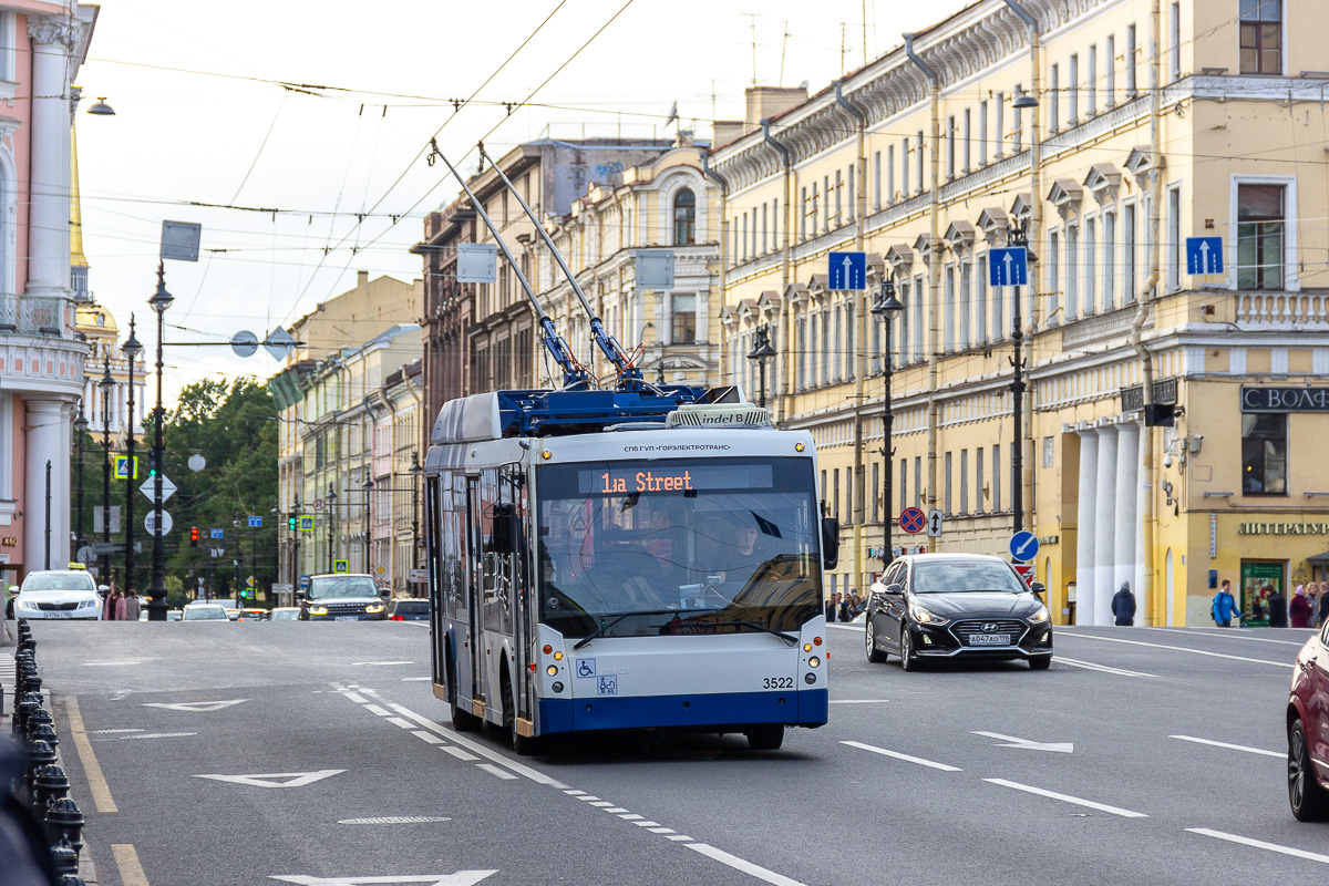 Санкт-Петербург, Тролза-5265.00 «Мегаполис» № 3522
