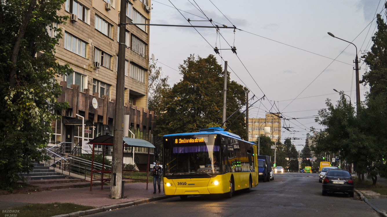 Київ, ЛАЗ E183D1 № 3910