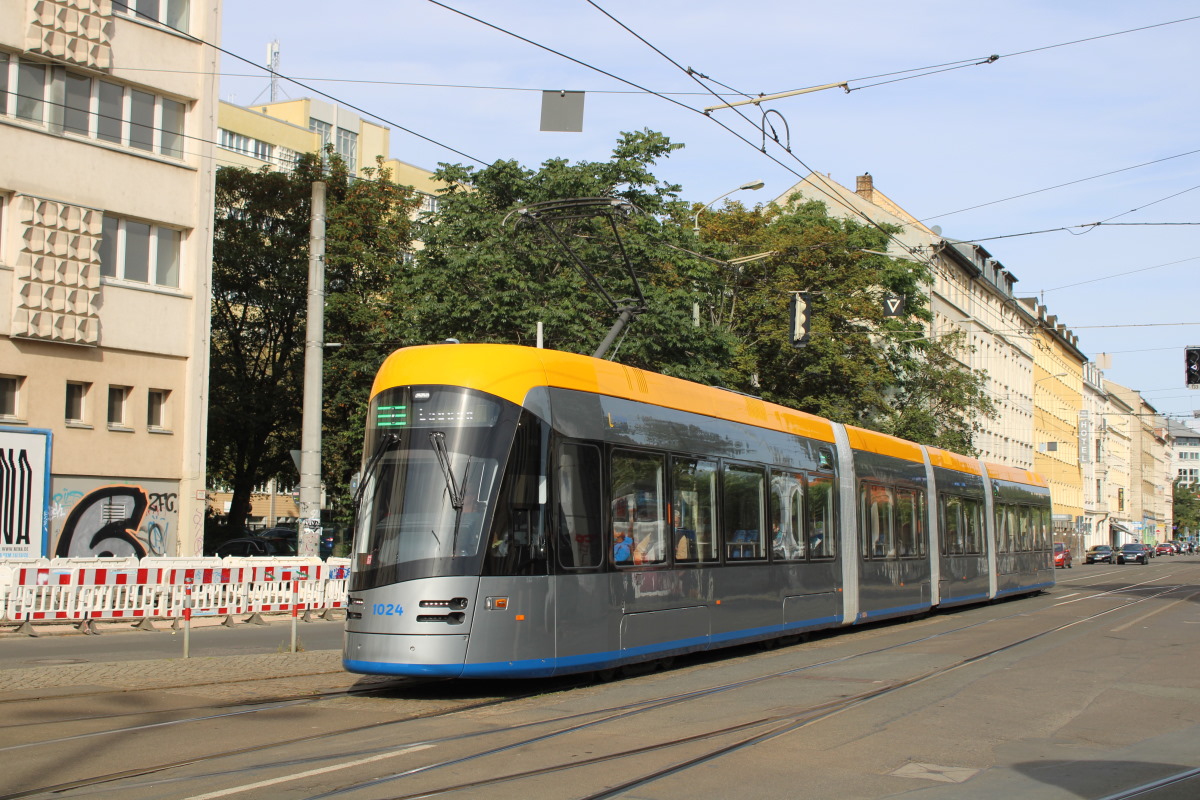 Leipzig, Solaris Tramino Leipzig (NGT10) nr. 1024