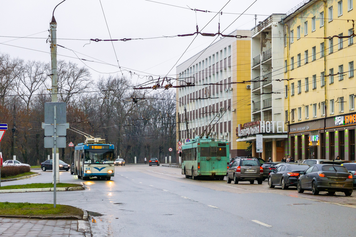 Тверь — Последние годы тверского троллейбуса (2019 — 2020 гг.); Тверь — Троллейбусные линии: Центральный район