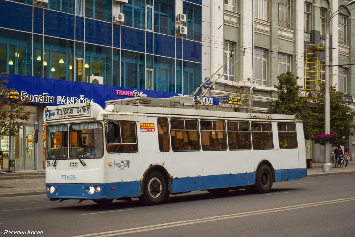 Ростов-на-Дону, ЗиУ-682Г-016.02 (с широкой 1-й дверью) № 315