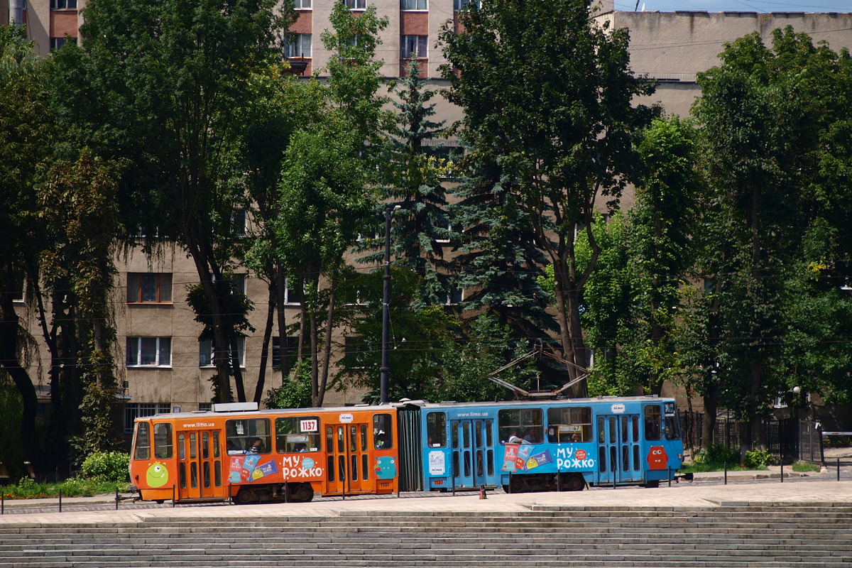 Львов, Tatra KT4SU № 1137