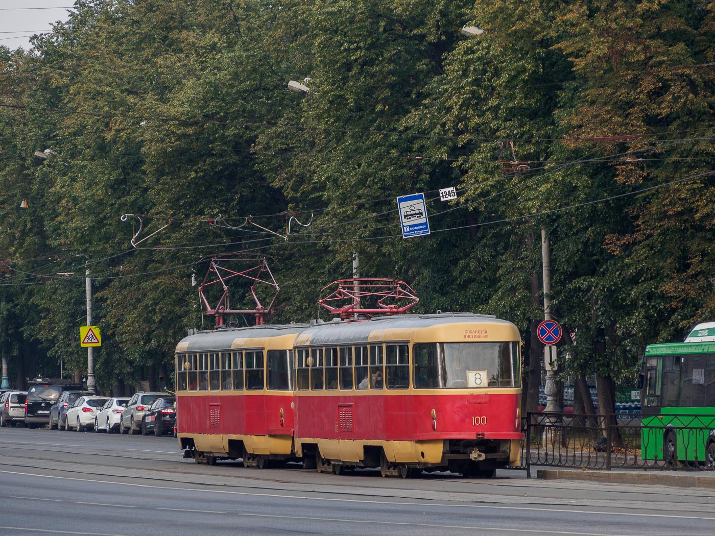 Yekaterinburg, Tatra T3SU (2-door) Nr. 100