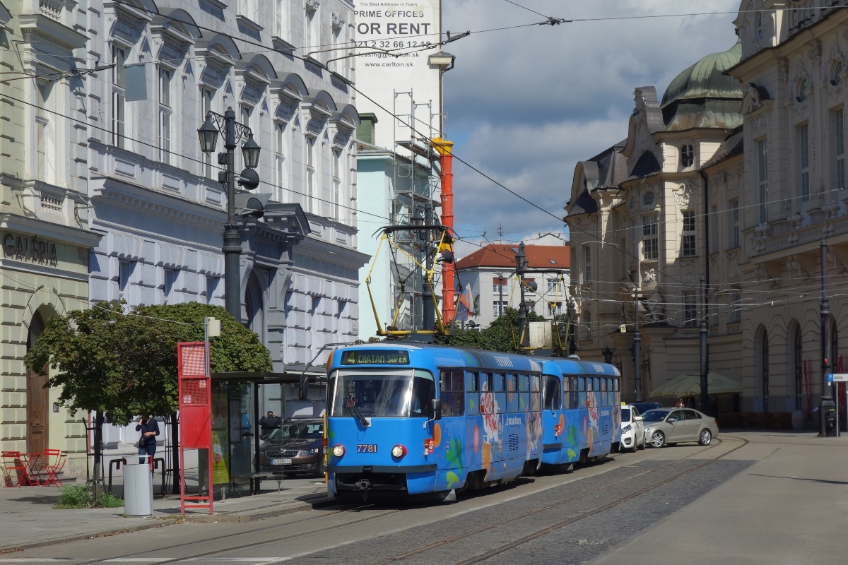 Братислава, Tatra T3P № 7781; Братислава, Tatra T3P № 7782