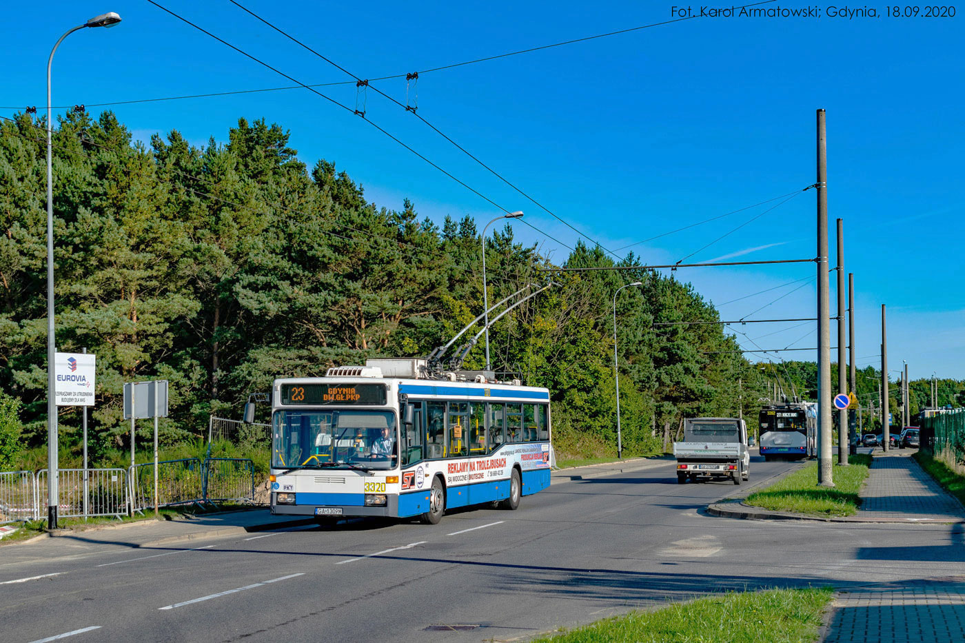 Гдыня, Mercedes-Benz O405N2AC № 3320