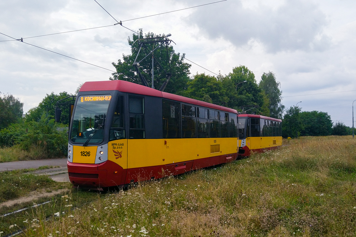 Лодзь, Konstal/MPK 805N-M14 № 1826