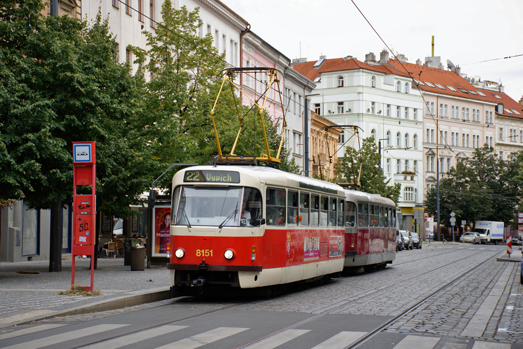 Прага, Tatra T3R.PV № 8151