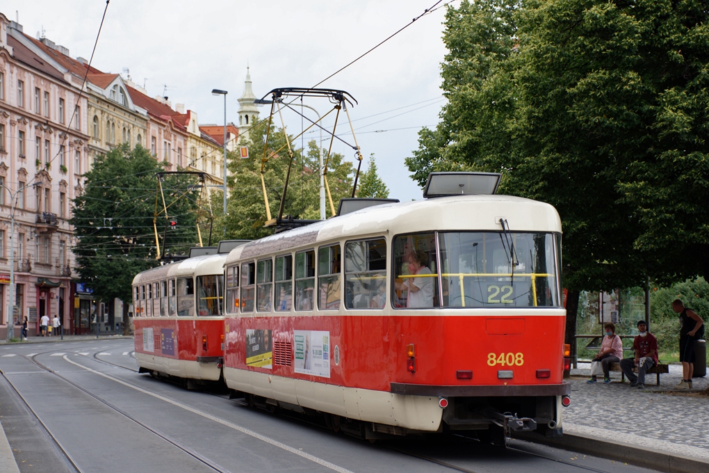 Prague, Tatra T3R.P № 8408