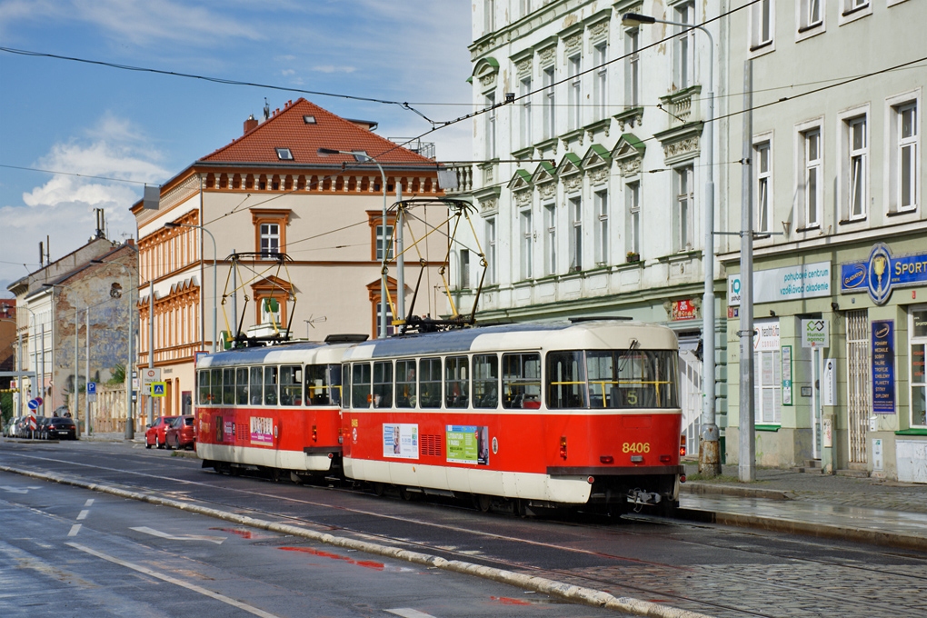Прага, Tatra T3R.P № 8406