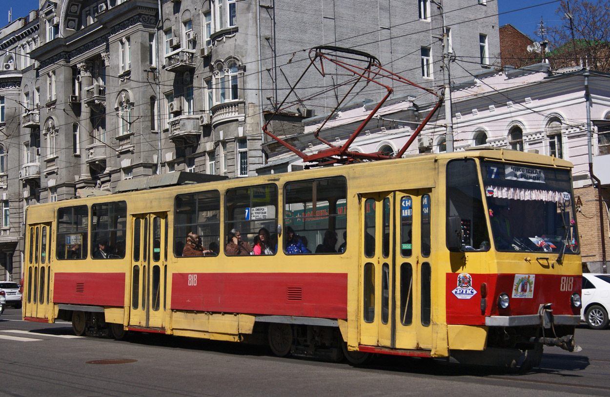 Ростов-на-Дону, Tatra T6B5SU № 818