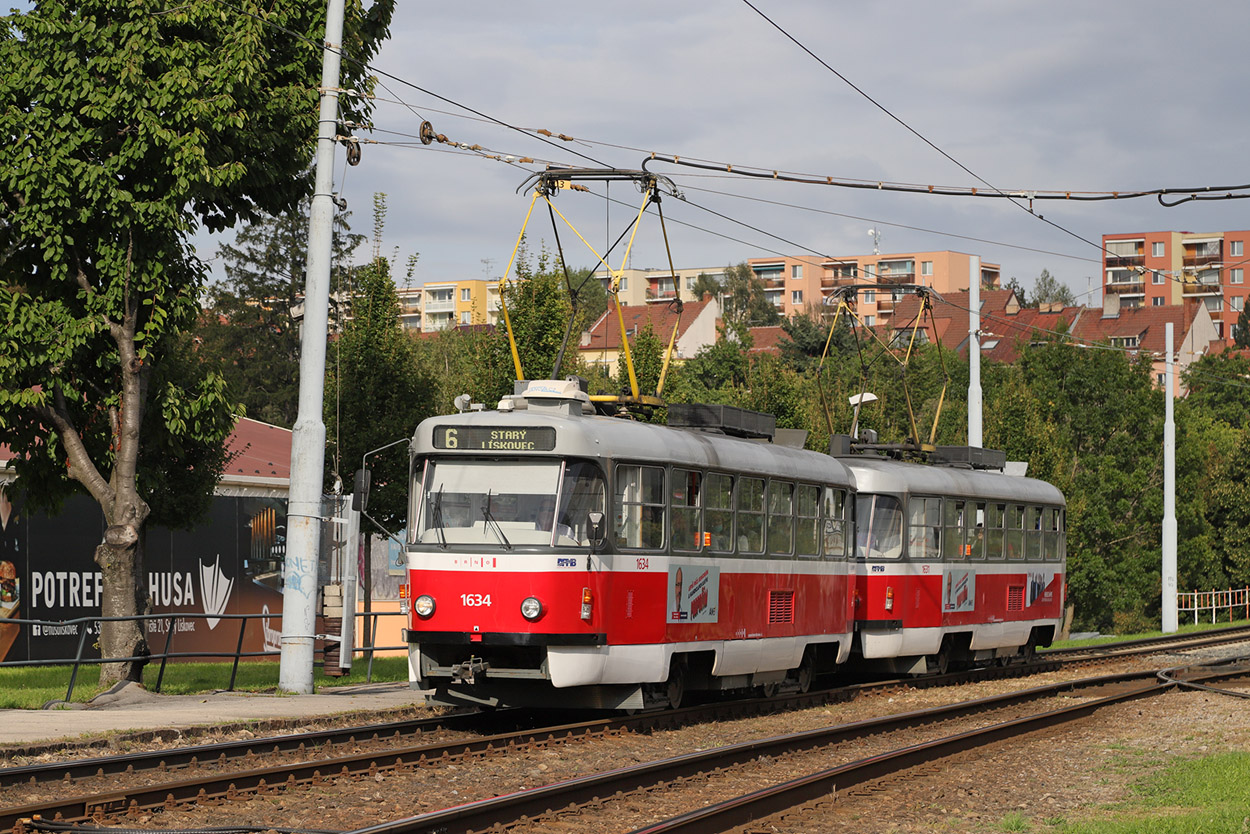 Брно, Tatra T3G № 1634