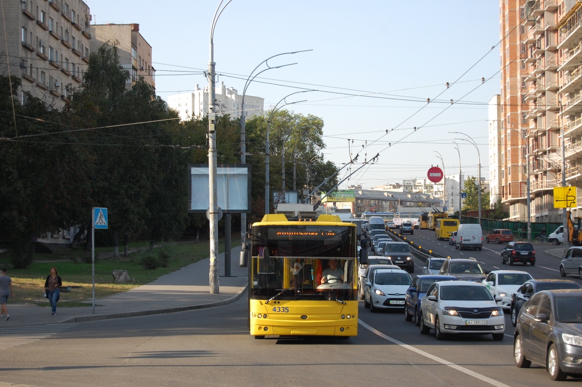 Киев, Богдан Т90110 № 4335; Киев — Троллейбусные линии: Соломенка, Отрадный