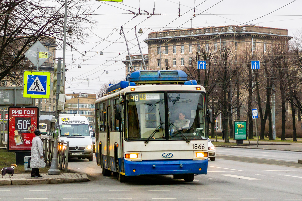 Санкт-Петербург, БТЗ-52768Т № 1866