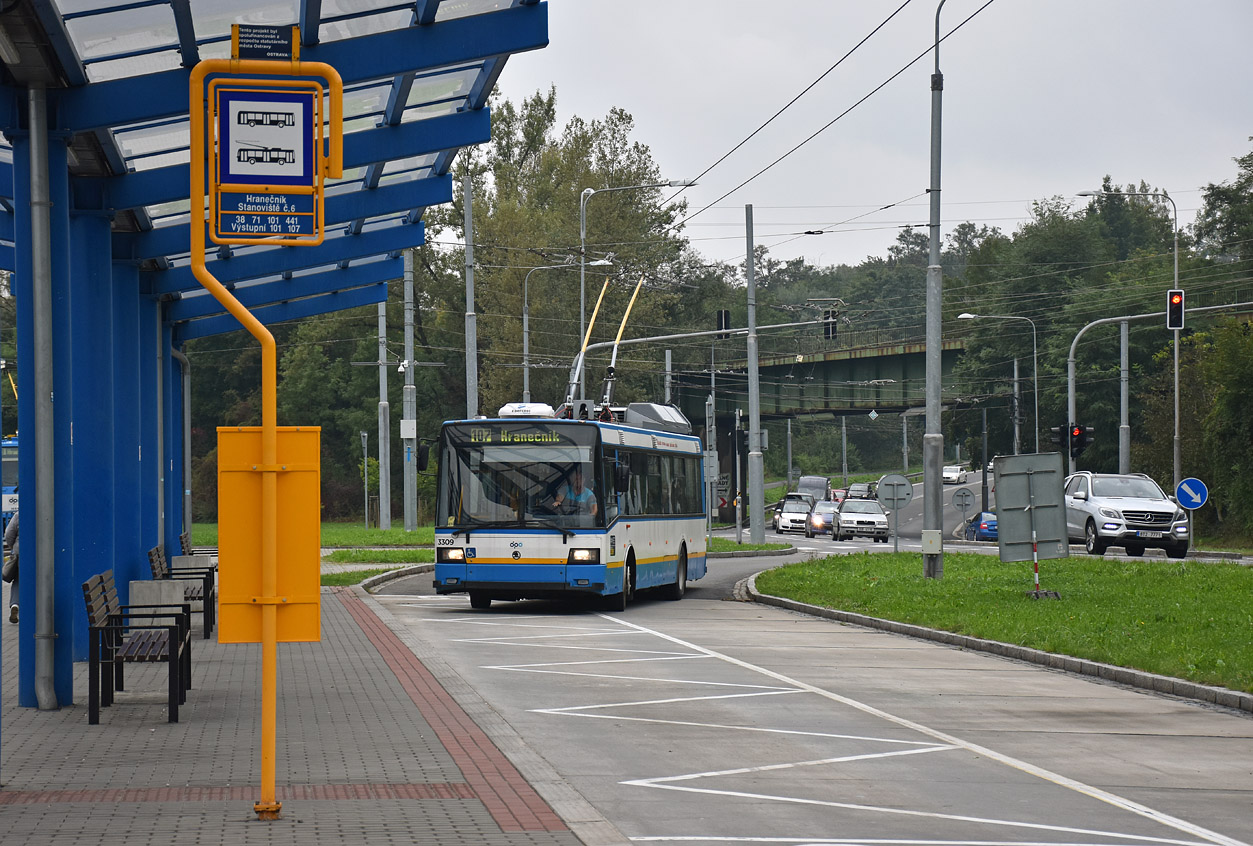 Острава, Škoda 21Tr № 3309