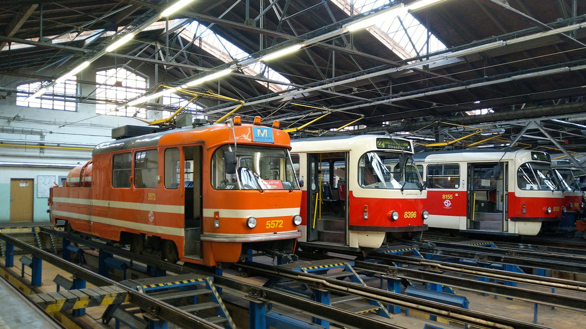 Прага, Tatra T3M № 5572