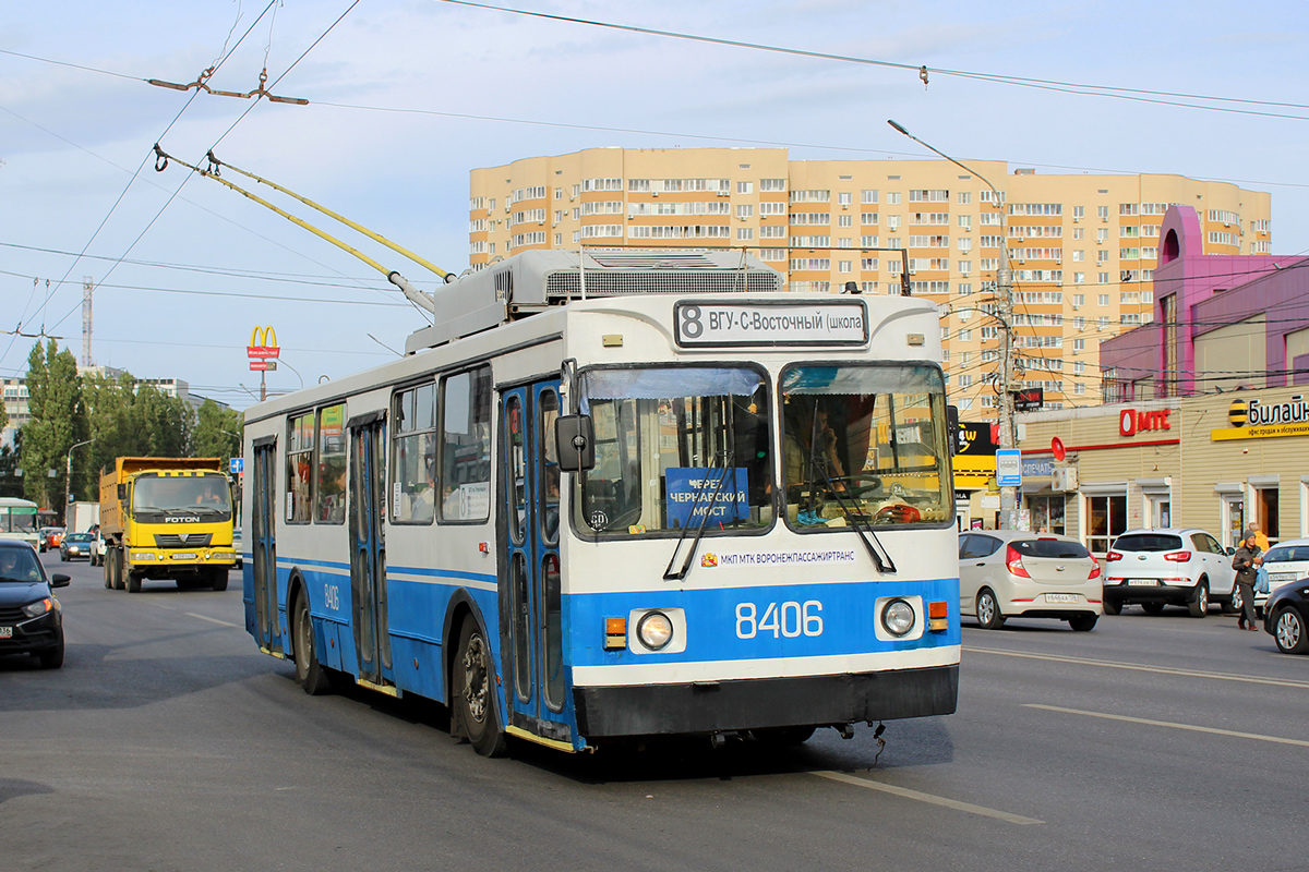 Воронеж, ЗиУ-682ГМ1 (с широкой передней дверью) № 8406