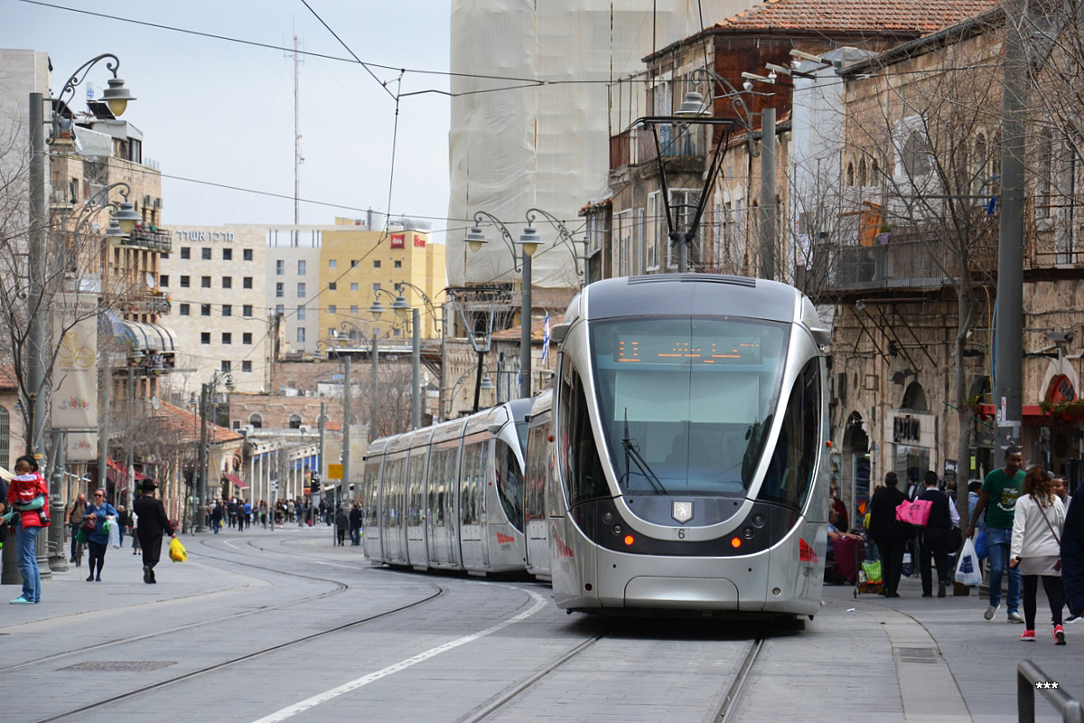 Jerusalem, Alstom Citadis 302 № 06