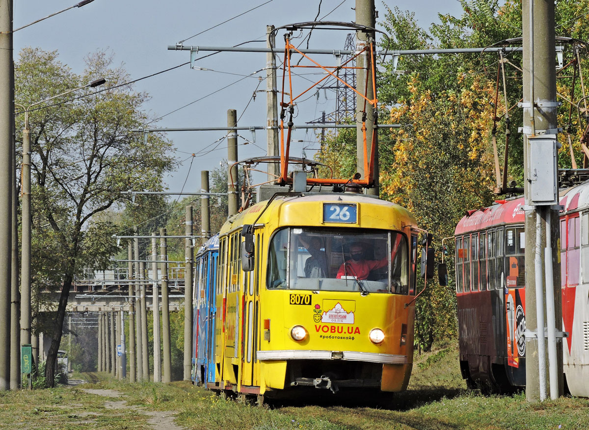 Харьков, Tatra T3M № 8070