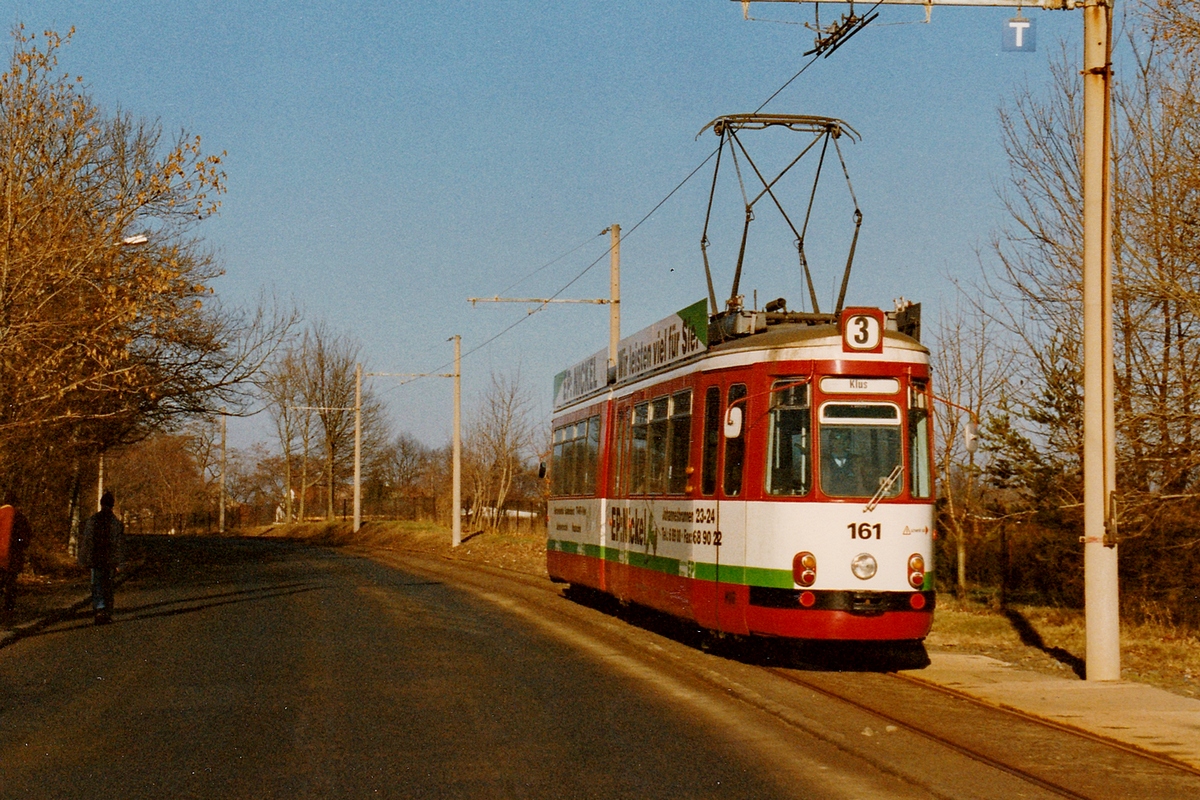 Хальберштадт, Esslingen GT4 № 161; Хальберштадт — Линия на Klus