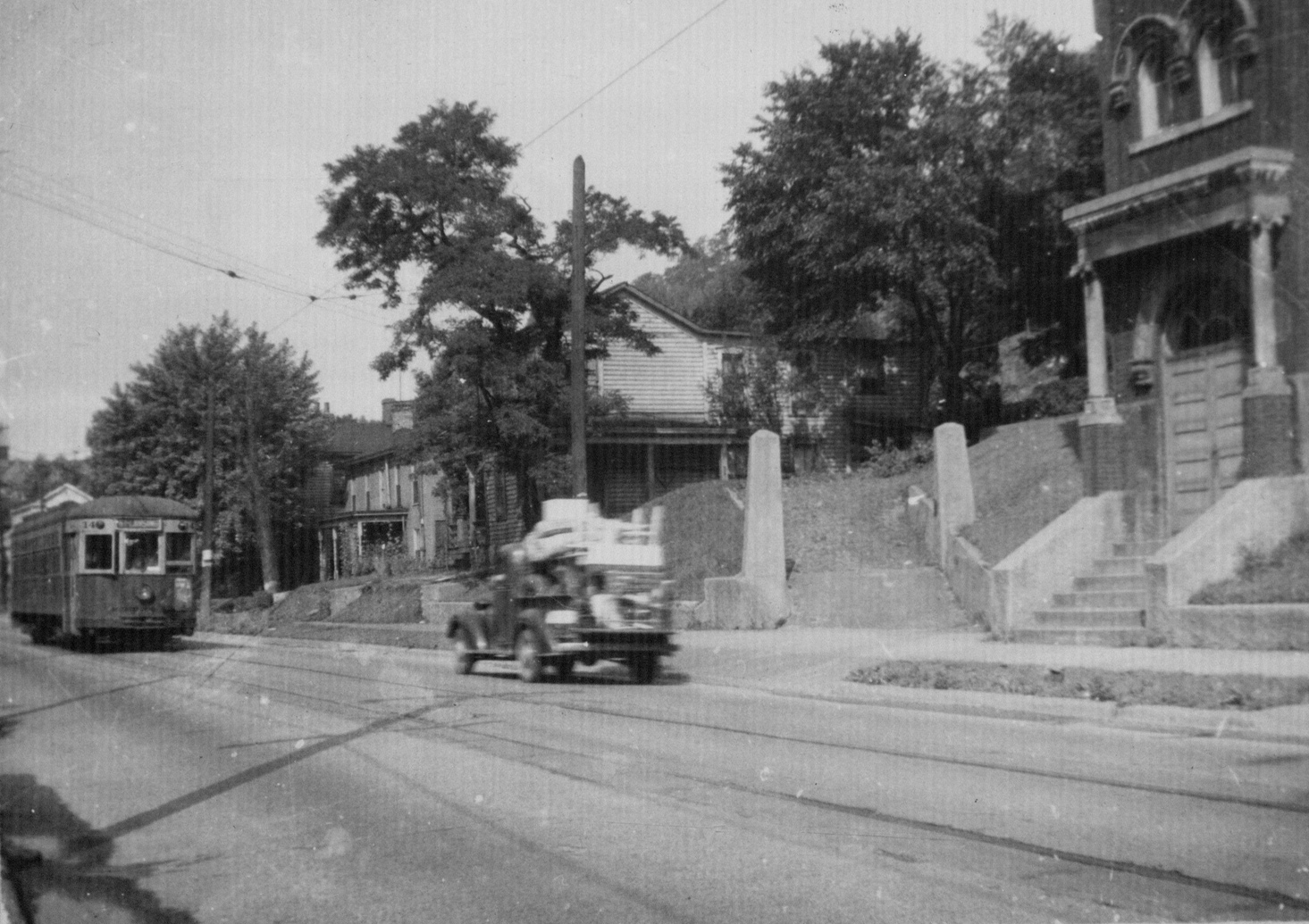 Wheeling, Jewett 4-axle motor car # 14