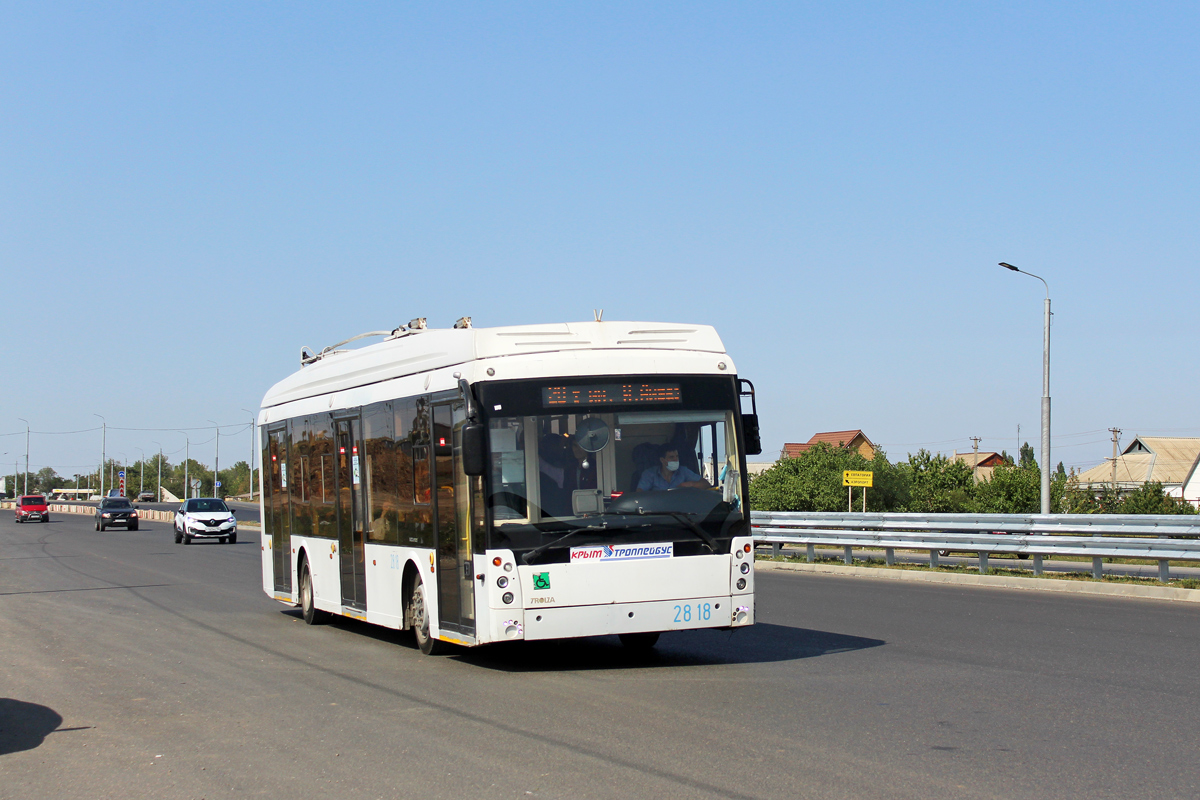 Крымский троллейбус, Тролза-5265.03 «Мегаполис» № 2818; Крымский троллейбус — Движение троллейбусов без КС (автономный ход)