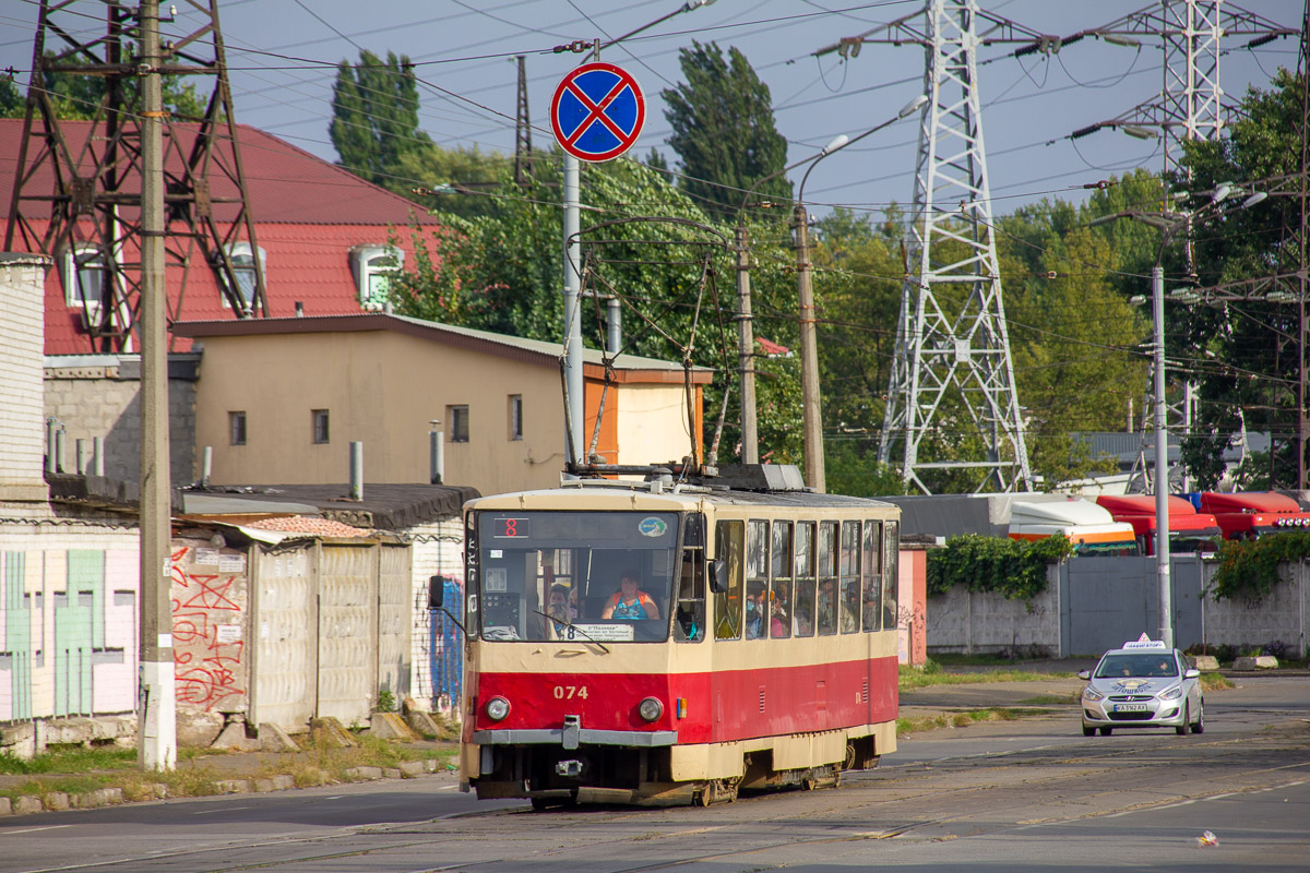 Киев, Tatra T6B5SU № 074 Киев, Tatra T6B5SU № 074
