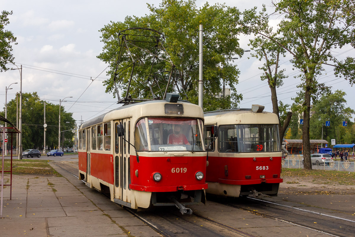 Киев, Tatra T3SU № 6019