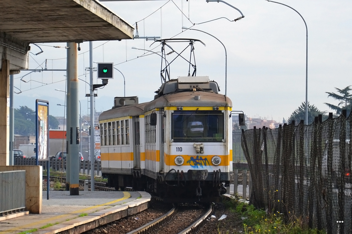 Рим, STEFER series 100 № 110; Рим — Линия «Termini Laziali-Centocelle»(Roma-Giardinetti)