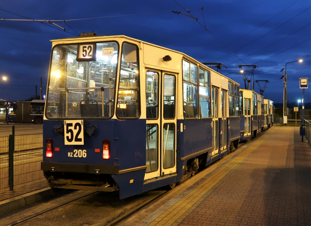 Краков, Konstal 105Na № RZ206
