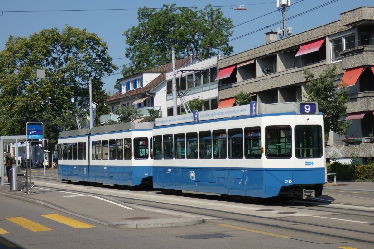 Цюрих, SWP/SIG/ABB Be 2/4 "Tram 2000 Pony" № 2430 Цюрих, SWP/SIG/ABB Be 2/4 "Tram 2000 Pony" № 2430