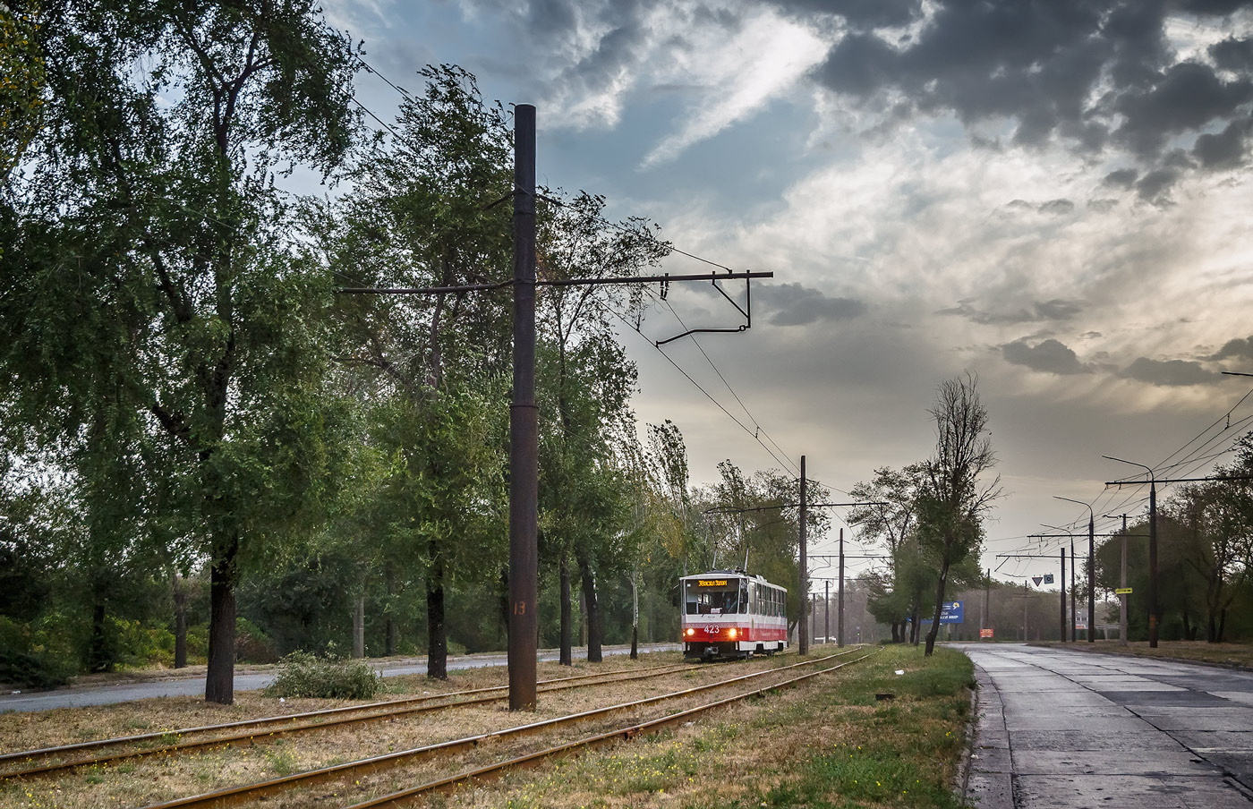 Запорожье, Tatra T6B5SU № 423
