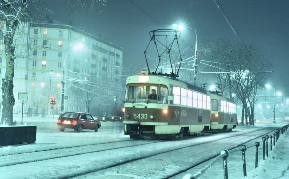 Москва, Tatra T3SU № 5433