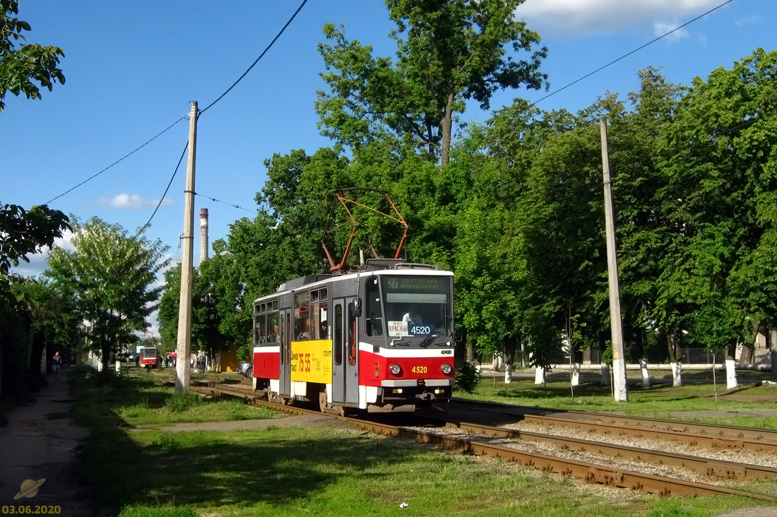 Харьков, Tatra T6A5 № 4520