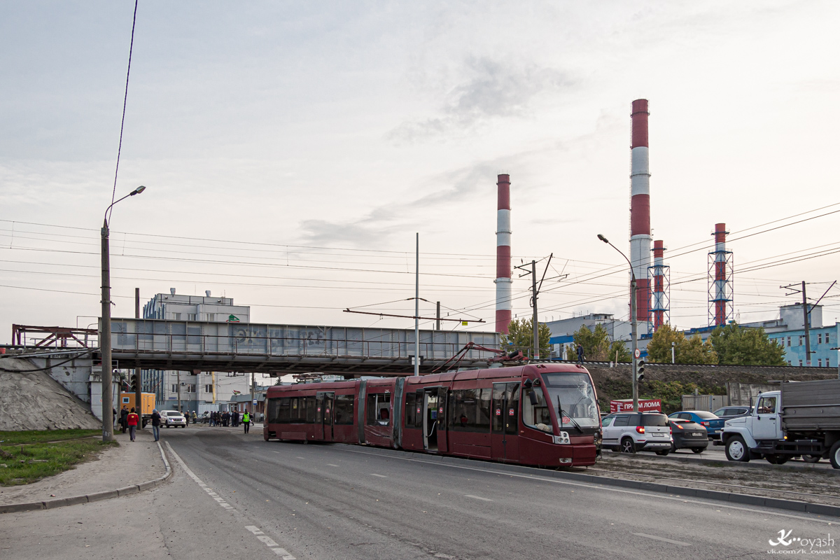 Казань, БКМ 84300М № 1317; Казань — ДТП и прочие происшествия с электротранспортом; Казань — Сходы
