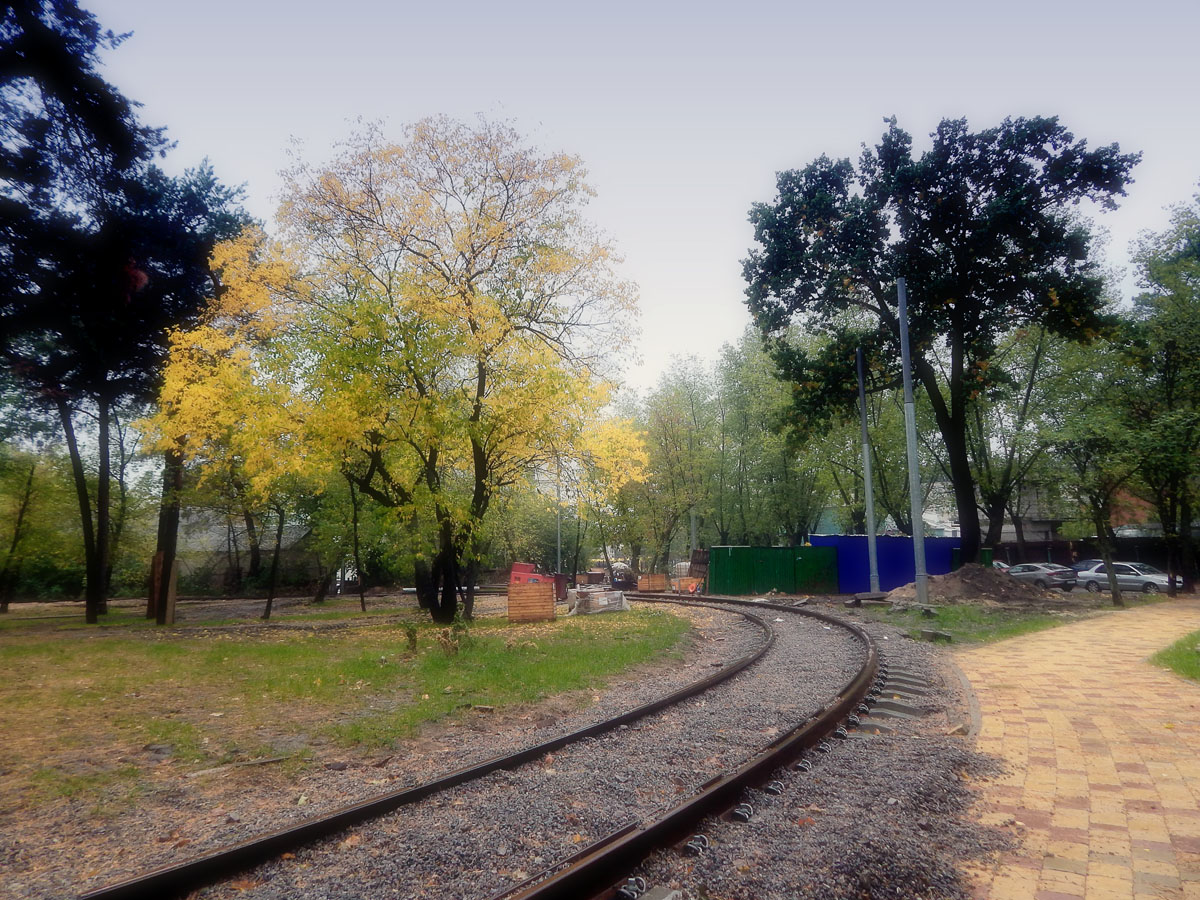 Киев — Капитальный ремонт трамвайной линии по улице Алматинской