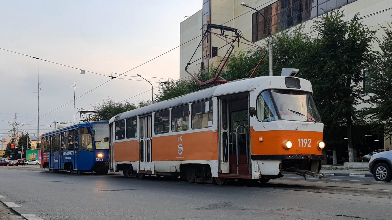 Ульяновск, Tatra T3SU № 1192; Ульяновск, 71-619КТ № 1253