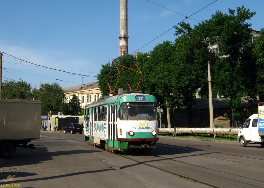 Харьков, Tatra T3SUCS № 638