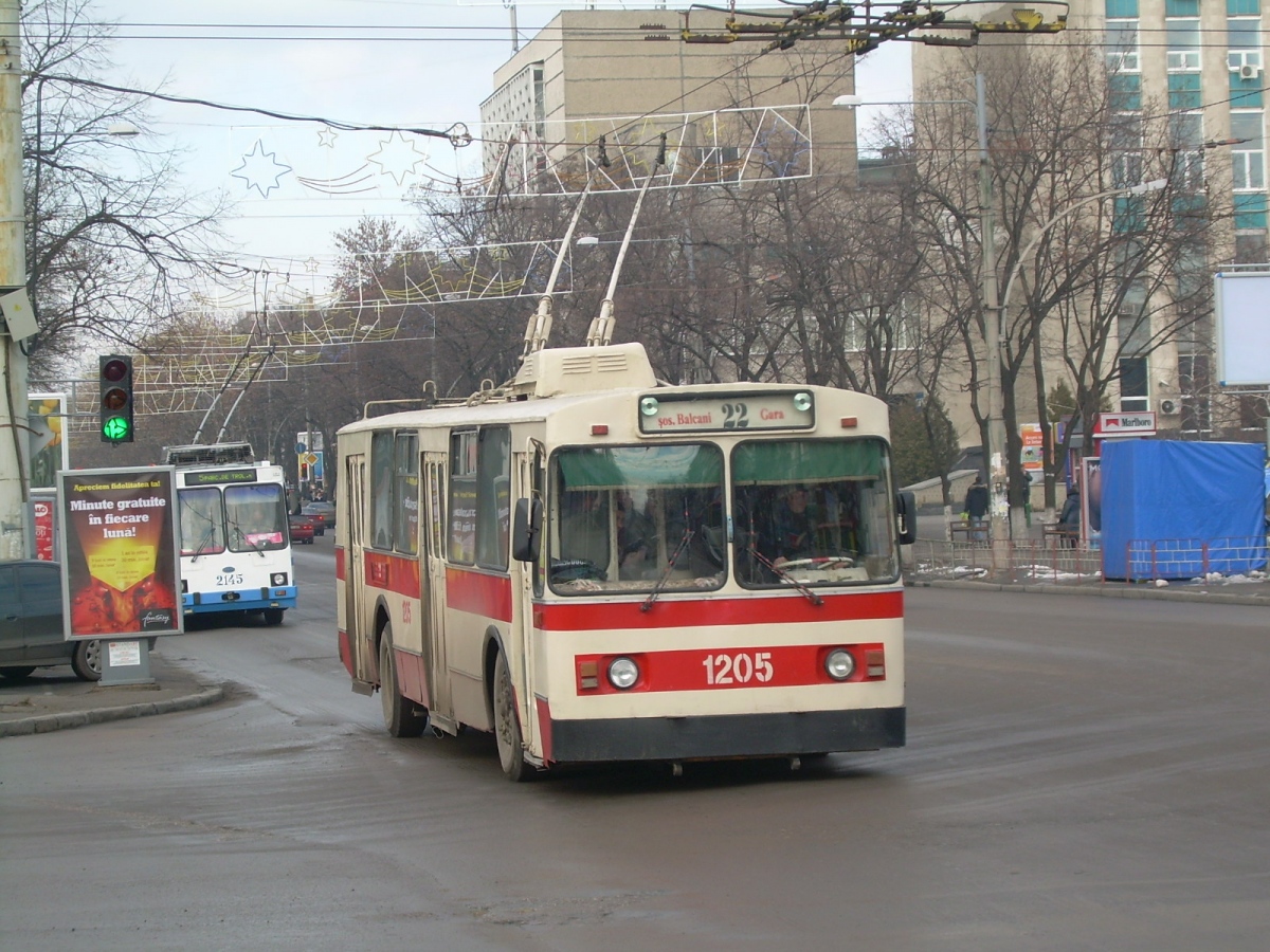 Кишинёв, ЮМЗ Т2 № 2145; Кишинёв, ЗиУ-682В [В00] № 1205