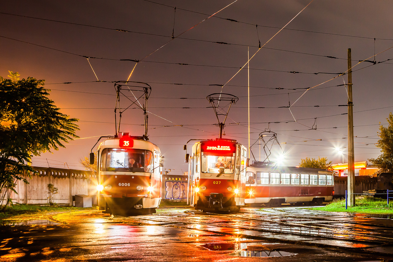 Киев, Tatra T3SUCS № 6006; Киев, Tatra T6A5 № 027