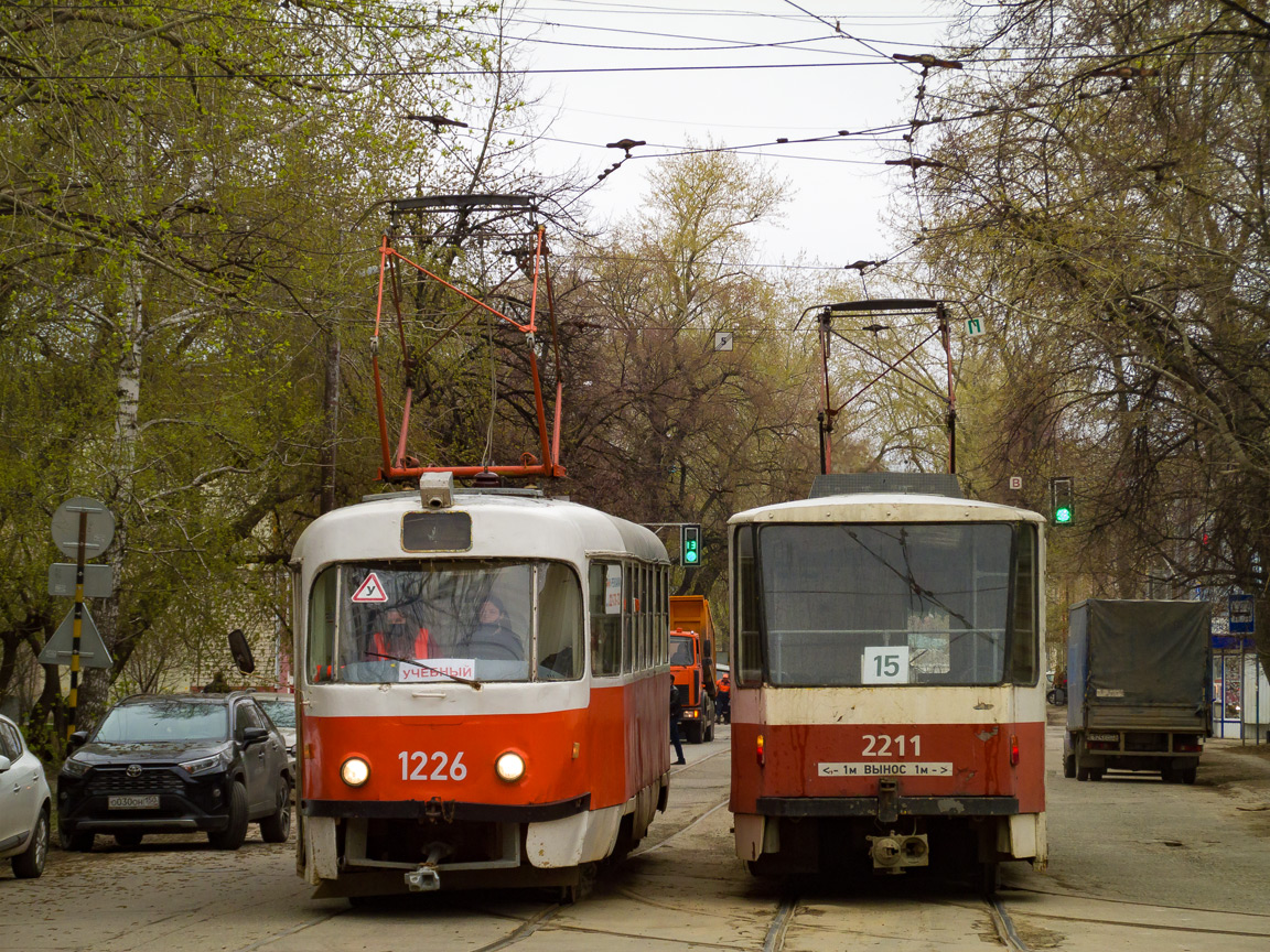 Ульяновск, Tatra T3SU № 1226; Ульяновск, Tatra T6B5SU № 2211