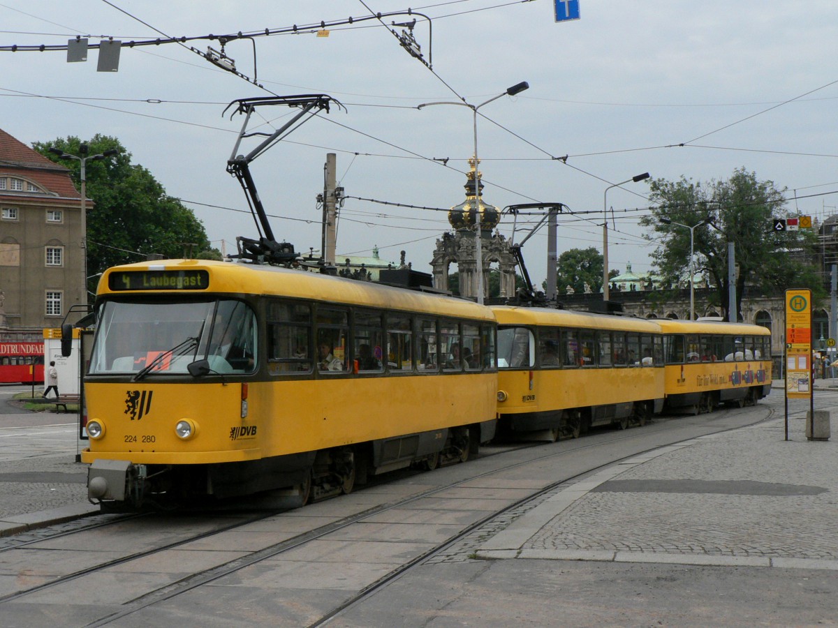 Дрезден, Tatra T4D-MT № 224 280
