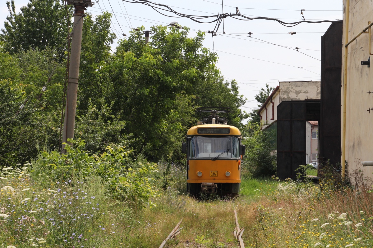 Botosani, Tatra T4D-MT Nr BT-1204; Botosani — Tram lines and infrastructure