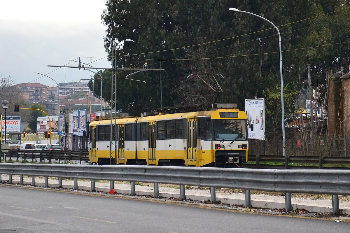 Рим, Firema T66 series 830 № 833; Рим — Линия «Termini Laziali-Centocelle»(Roma-Giardinetti)