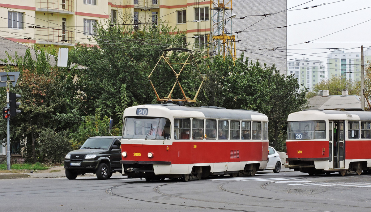 Харьков, Tatra T3SU № 3095