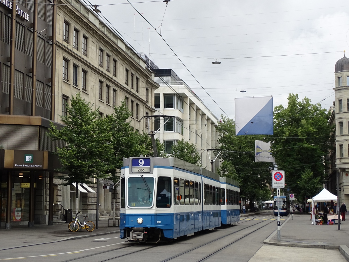 Цюрих, SWP/SIG/BBC Be 4/6 "Tram 2000" № 2090